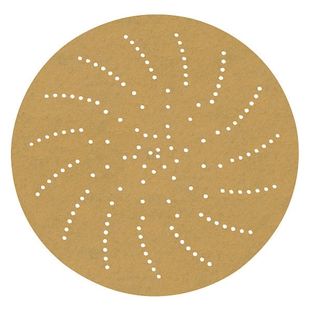 Hook-and-Loop Sanding Disc, 6 in Dia, Non-Vacuum, Aluminum Oxide, P150 Grit, Coated Type, 236U MPN:XA012057783