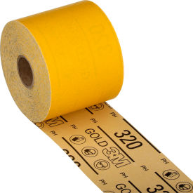 3M™ Stikit™ Gold Sheet Roll 2-3/4'' x 45 Yds. 320 Grit Aluminum Oxide 10/Case 7100370121
