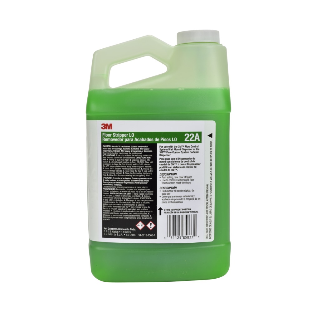 3M Flow Control 22A Floor Stripper LO Concentrate, 67.6 Oz MPN:22A-EA