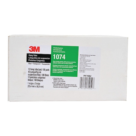 HngTb1074Clr, 1nx2n, 10/pk, PK10 MPN:62225