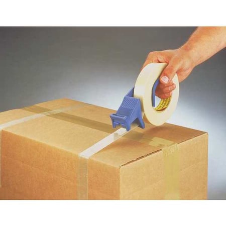 Tape Dispenser, 1 in Max. Tape Width. 5 1/2 in Tape Core Dia, Pistol, Plastic, Black MPN:HB901