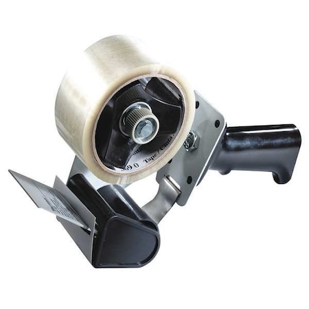 Heavy Duty Handheld Tape Dispenser, 2 in W Max Tape, 3 in Core Dia, Plastic, Black MPN:HB903