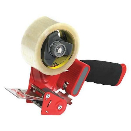 Tape Dispenser, Pistol, Metal/Plastic, Red/Black MPN:TD3MST181