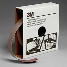 3M Utility Cloth Roll 1-1/2' W x 50 Yd Aluminum Oxide 100 Grit 7000118333 - Pkg Qty 5