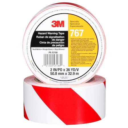 HzrdWrnngTpe767Red/Whte, 2nx3, PK24 MPN:767