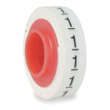ScotchCode Wire Marker Tape Refill Roll, Self-Adhesive, Black on White, SDR-1, 576 Labels MPN:SDR-1