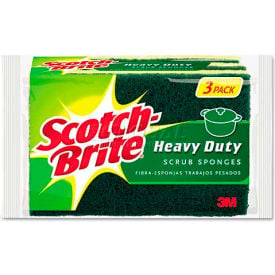 Scotch-Brite™ MMMHD3 Heavy-Duty Scrub Sponge4 1/2 x 2 7/10 x 6/10