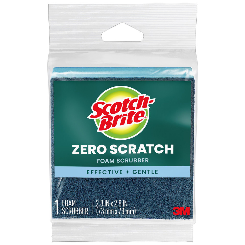 Scotch-Brite Zero Scratch Foam Scrub Sponge, Case of 24 MPN:ZS1-UR