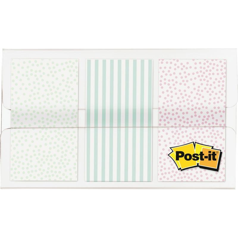 Post-it Pastel Color Flags - 60 x Assorted Pastel - 30 Sheets per Pad - Assorted Pastel - Self-adhesive, Sticky, Removable, Writable - 60 / Pack (Min Order Qty 11) MPN:682GRDNT
