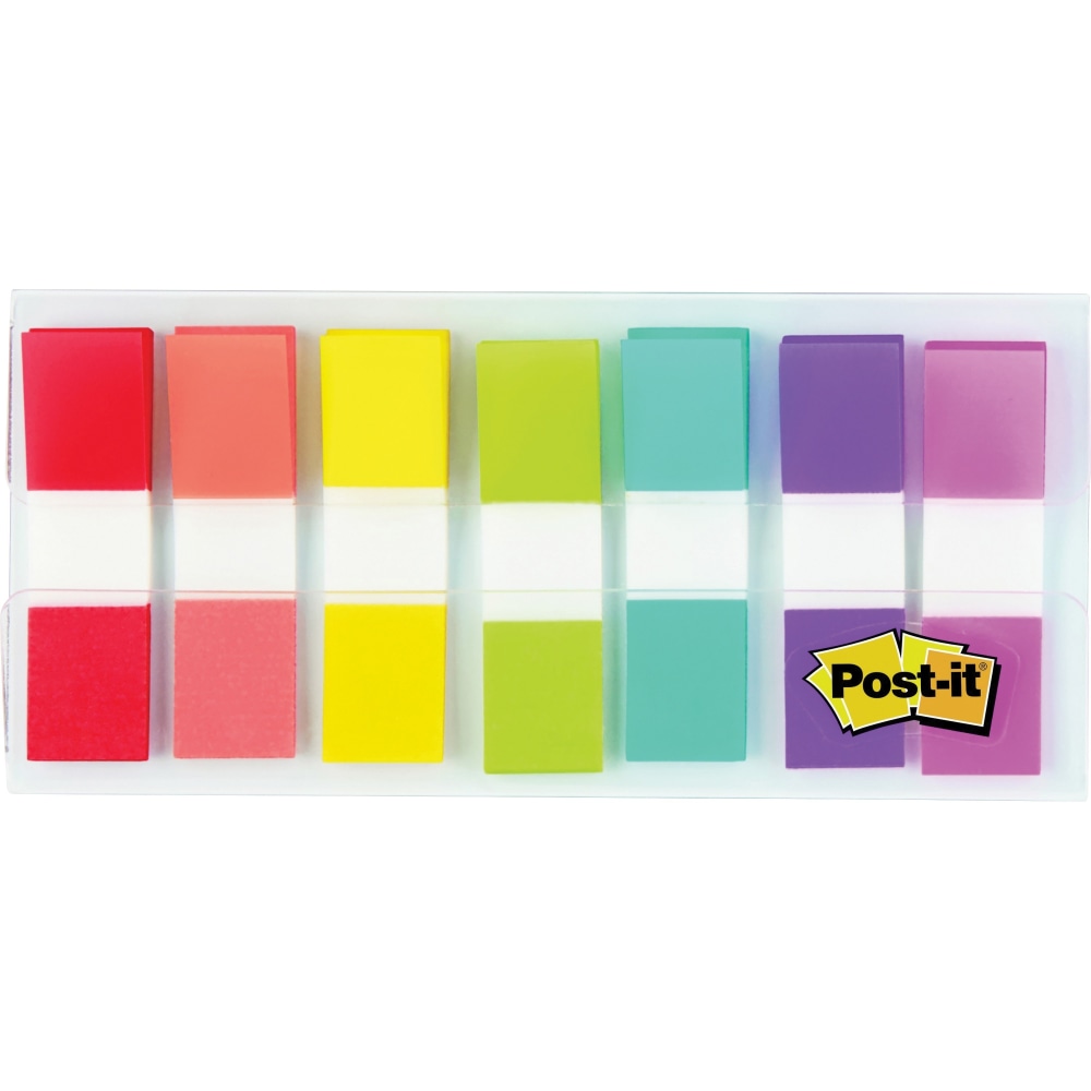 Post-it Assorted 1/2in Portable Flags - Assorted - Self-stick - 189 / Pack MPN:6837CF