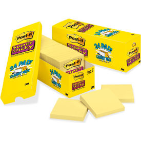 Canary Yellow Super Sticky Notes 2 x 2 Ten 90-Sheet Pads/Pack 62210SSCY
