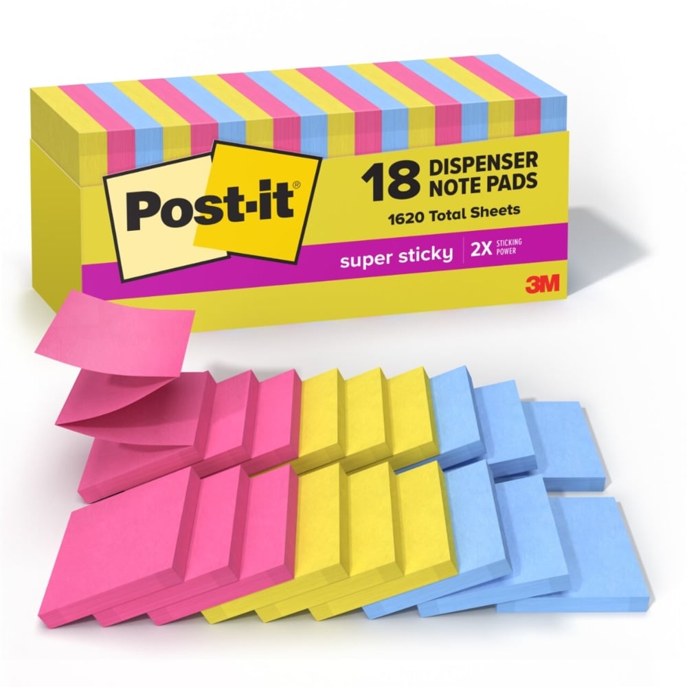 Post-it Summer Joy Adhesive Note, R33018SSJOYCP MPN:R330-18SSJOYCP