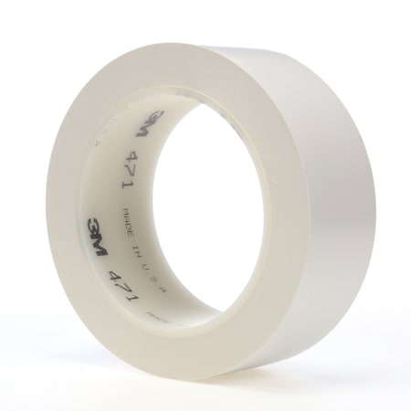 Vinyl Tape 471, White, 1 1/2