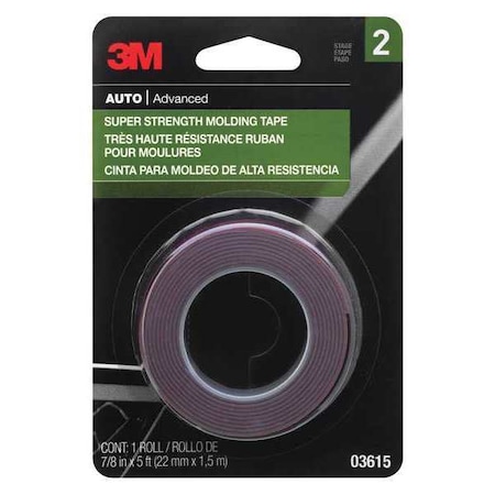 Automotive Tape, 7/8 in W, Foam MPN:03615