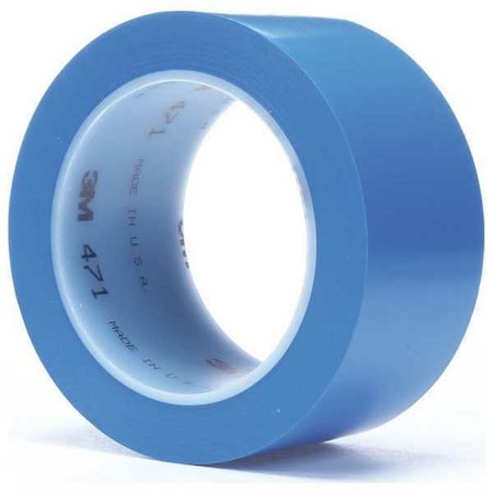 Vinyl Tape Blue, 2 x 36 yd 5.2 mil, 24 pk. MPN:04308