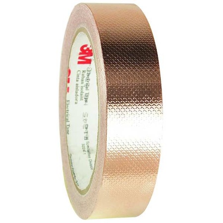 ConductiveElectricalTape, Bwn, 18ydL, PK24 MPN:1245, 3/8 in x 18 yd