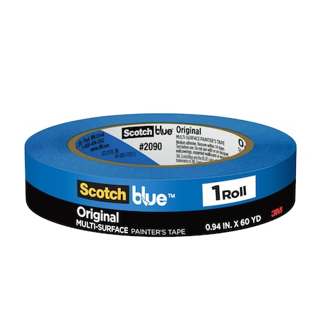 Painter's Tape, 15/16 in W x 60 yd L, 5.4 mil Thick, Blue, Scotch Blue 2090 MPN:2090-24NC