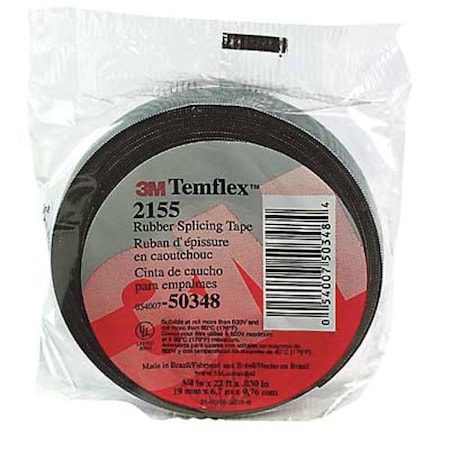 ElectricalTape, Blk, 7-3/8ydL, PK45 MPN:2155-1-1/2x22FT