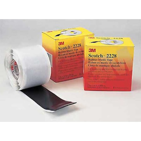Electrical Tape, Black, 3-3/8 yd L, 2 in W, PK10 MPN:2228-2x10FT