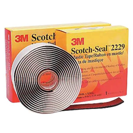 ElectricalTape, Rubber, Black, Strip, PK40 MPN:2229-P-3-3/4X6-1/2IN