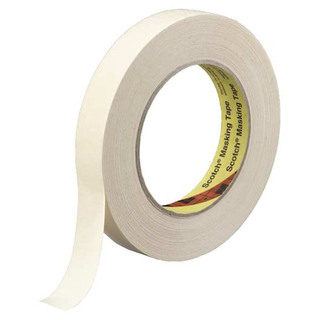 Painter's Tape, 36 mm W x 55 m L, 6.3 mil Thick, Tan, Rubber Adhesive, 24 PK MPN:232