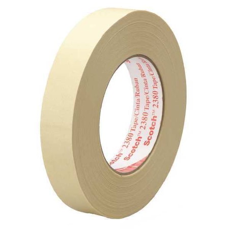 Painter's Tape, 48 mm W x 55 m L, 7.2 mil Thick, Tan, Rubber Adhesive, 24 PK MPN:2380