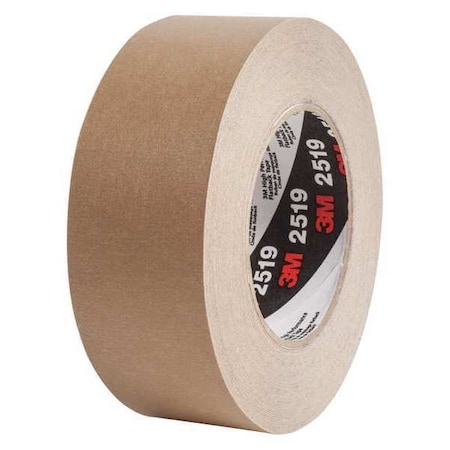 Masking Tape, 72 mm W x 55 m L, 7.1 mil Thick, Brown, Rubber Adhesive, 12 PK MPN:2519TN