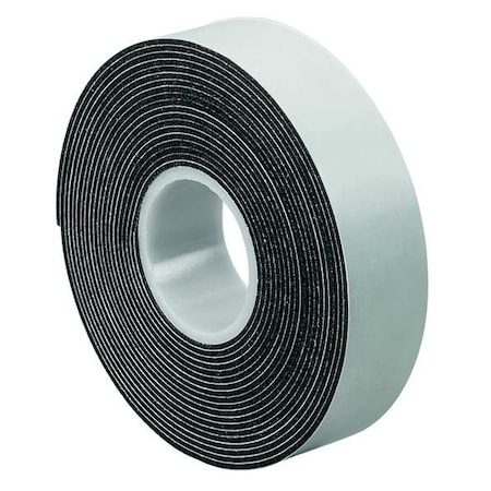 Foam Tape, 62 mil Thick, vinyl, Black MPN:3/4-5-4516