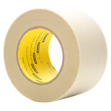 Cloth Tape, White, 60 yd L, 3 in W, PK12 MPN:361