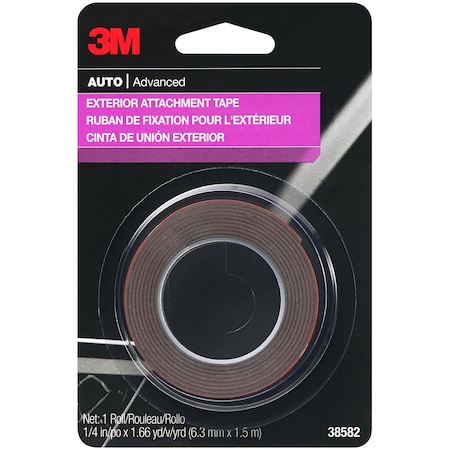Automotive Tape, 1/4 in W, Foam MPN:38582