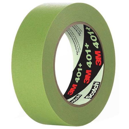 Painter's Tape, 96 mm W x 55 m L, 6.7 mil Thick, Green, Rubber Adhesive, 8 PK MPN:401+