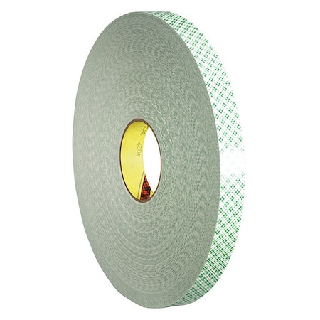 Double-Sided Foam Tape, 1 in W, 72 yd L, 1/32 in, Polyurethane Foam, Double-Sided, 9 PK MPN:4032
