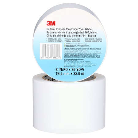General Purpose Vinyl Tape 764, PK12 MPN:43183