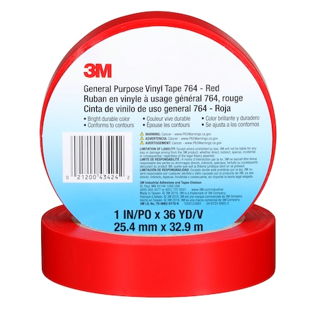 General Purpose Vinyl Tape 764, PK36 MPN:43424