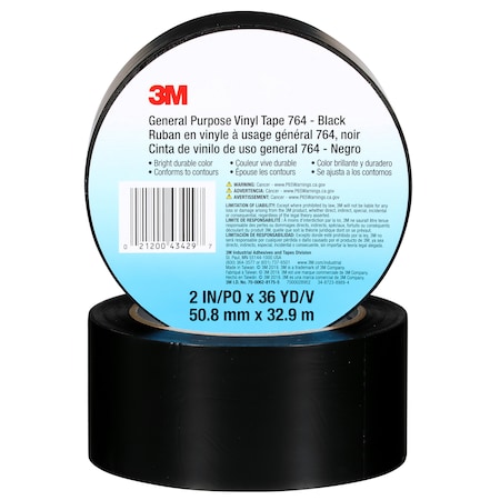 General Purpose Vinyl Tape 764, PK24 MPN:43429