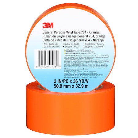 General Purpose Vinyl Tape 764, PK24 MPN:43438