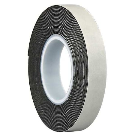 Double-Sided Foam Tape, 3/4 in W, 5 yd L, 1/16 in, Polyethylene Foam, Double-Sided MPN:4466