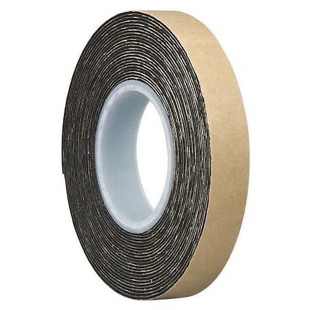 Double-Sided Foam Tape, 1/2 in W, 5 yd L, 1/32 in, Polyethylene Foam, Double-Sided MPN:4492