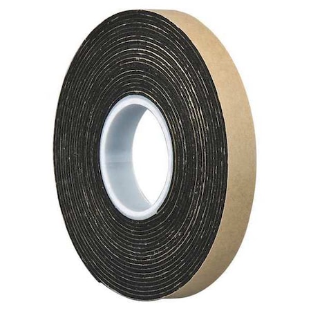 Double-Sided Foam Tape, 3/4 in W, 5 yd L, 1/16 in, Polyethylene Foam, Double-Sided MPN:4496