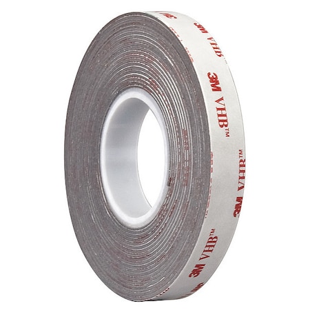 Foam Tape, Red, 5 yd L, 1 in W MPN:4611