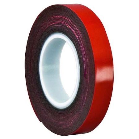 Double-Sided Foam Tape, 1 in W, 5 yd L, 1/32 in, Polyethylene Foam, Double-Sided MPN:4646