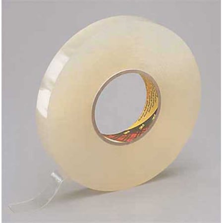 Double-Sided Foam Tape, 3/4 in W, 27 yd L, 1/32 in, Polyethylene Foam, Double-Sided, 2 PK MPN:4658