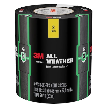 DuctTape, Gray, 30ydL, 1-7/8inW, PK3 MPN:46951
