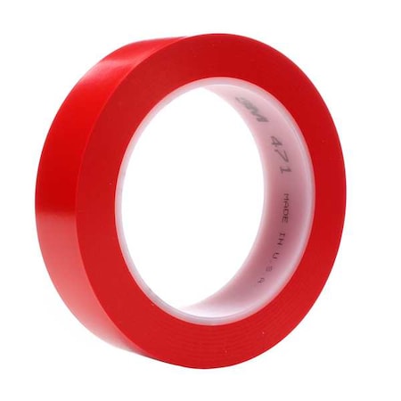 Marking Tape, Red, 1 inx108 ft, Roll, PK36 MPN:471