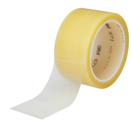 Vinyl Tape 471, Transparent, 1, PK24 MPN:471