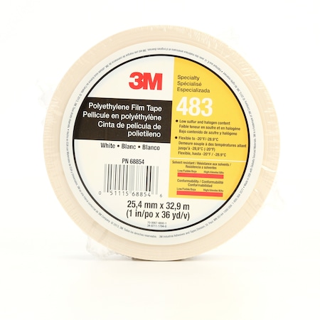 PolyethyleneFlmTp483Wht, 1nx36yd5., PK36 MPN:483