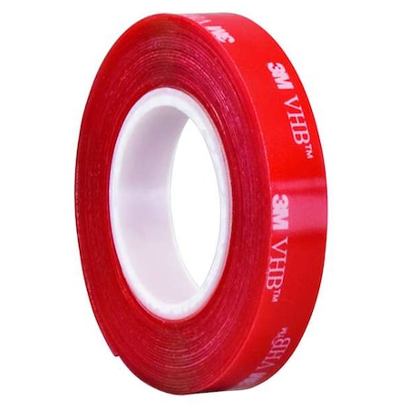 Foam Tape, Transparent, 5 yd L, 3/4 in W MPN:4905