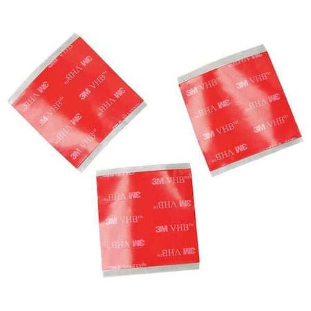 Foam Tape, Transparent, Square, PK5 MPN:4910