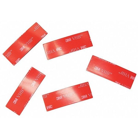 Foam Tape, Transparent, Strip, PK5 MPN:4910