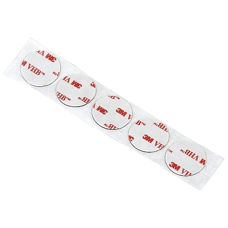 Foam Tape, White, Disc, PK5 MPN:4930